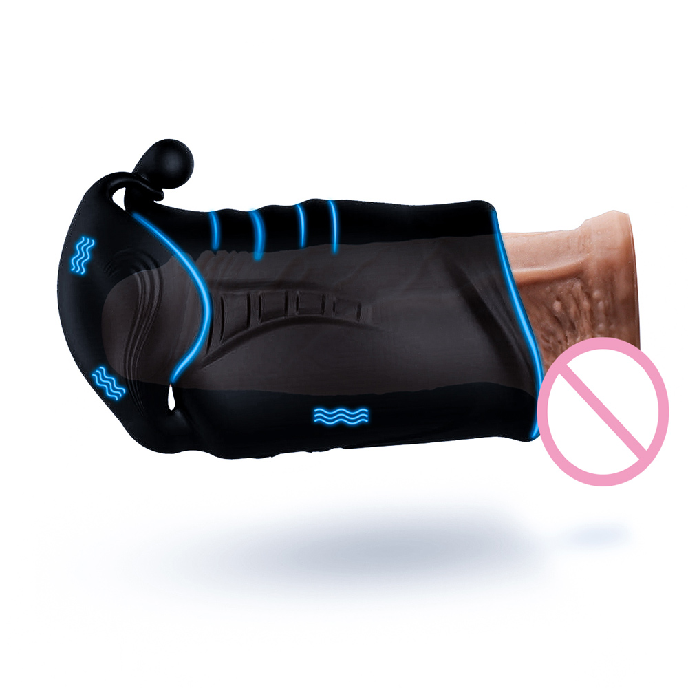 Usb Rechargeable Mens Silicone Masturbator Vibrating Penis Massager Adult Sex Toy For Male Stimulation And Exercise - 9