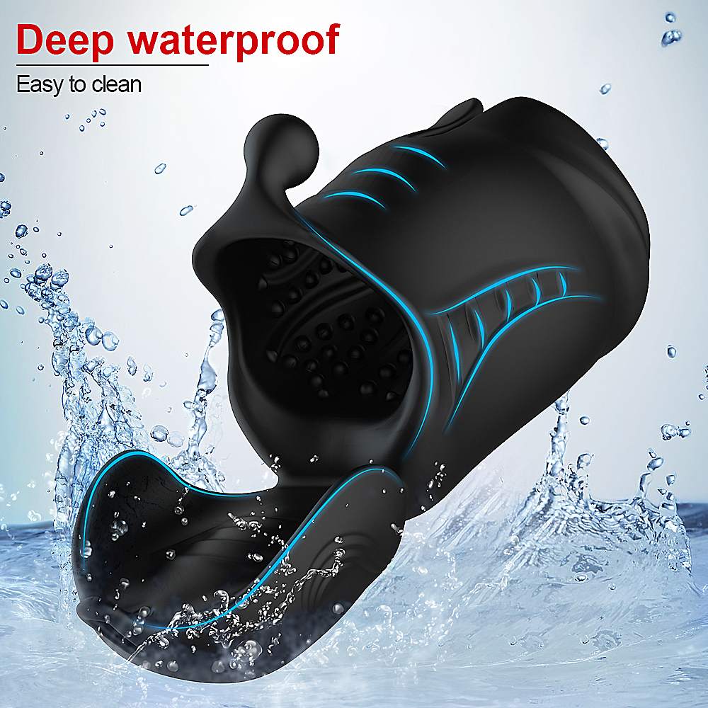 Usb Rechargeable Mens Silicone Masturbator Vibrating Penis Massager Adult Sex Toy For Male Stimulation And Exercise - 6