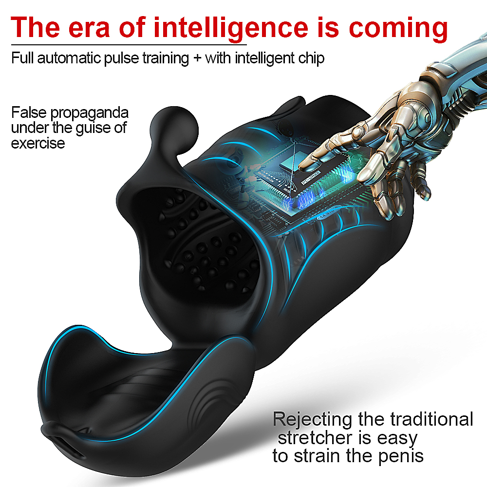 Usb Rechargeable Mens Silicone Masturbator Vibrating Penis Massager Adult Sex Toy For Male Stimulation And Exercise - 5