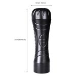 Hot Male Masturbator Vibration Pocket Pussy Real Vagina Oral Masturbation Cup Flashlight Shape Man Adult Sex Toy For Men - 2