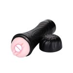 Hot Male Masturbator Vibration Pocket Pussy Real Vagina Oral Masturbation Cup Flashlight Shape Man Adult Sex Toy For Men