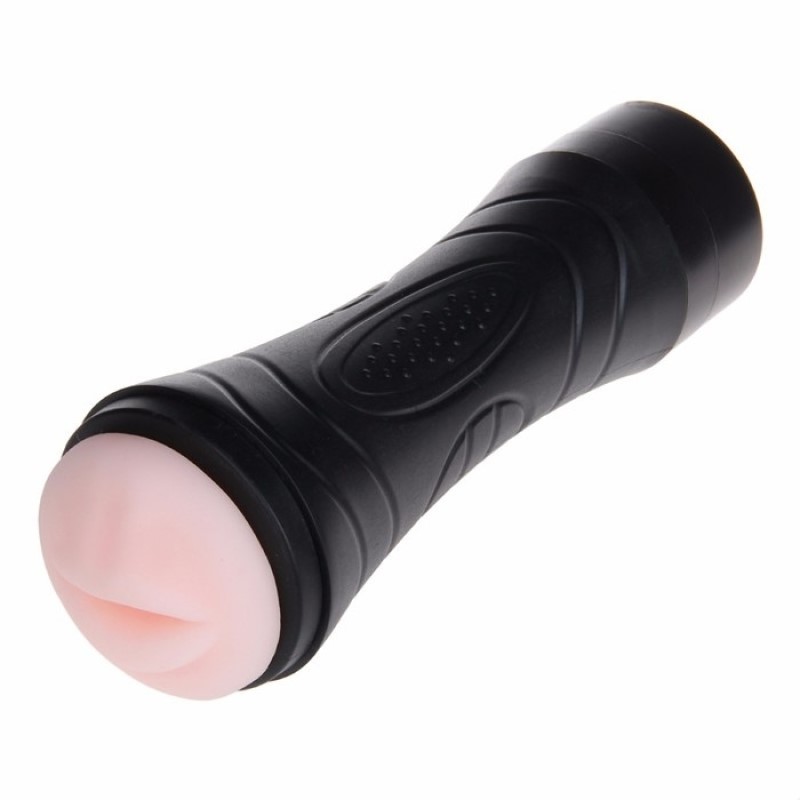 Male Masturbation Cup Realistic Vagina And Oral Simulator Vibrating Pocket Pussy Flashlight Design Adult Sex Toy For Men - 11