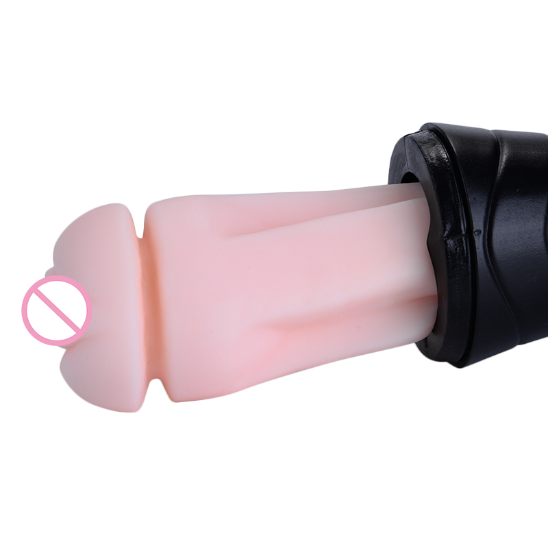 Male Masturbation Cup Realistic Vagina And Oral Simulator Vibrating Pocket Pussy Flashlight Design Adult Sex Toy For Men - 8