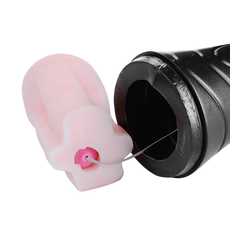 Male Masturbation Cup Realistic Vagina And Oral Simulator Vibrating Pocket Pussy Flashlight Design Adult Sex Toy For Men - 5