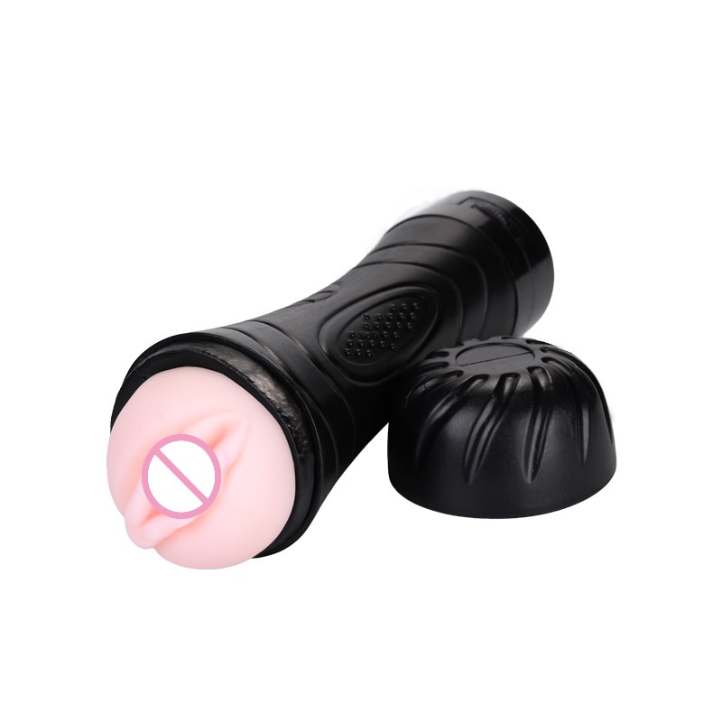 Male Masturbation Cup Realistic Vagina And Oral Simulator Vibrating Pocket Pussy Flashlight Design Adult Sex Toy For Men - 4