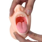 Realistic Pocket Pussy Deep Throat Male Masturbator Oral Sex Blowjob Masturbation Cup With Teeth Tongue Toys For Men - 5