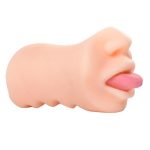 Realistic Pocket Pussy Deep Throat Male Masturbator Oral Sex Blowjob Masturbation Cup With Teeth Tongue Toys For Men - 3