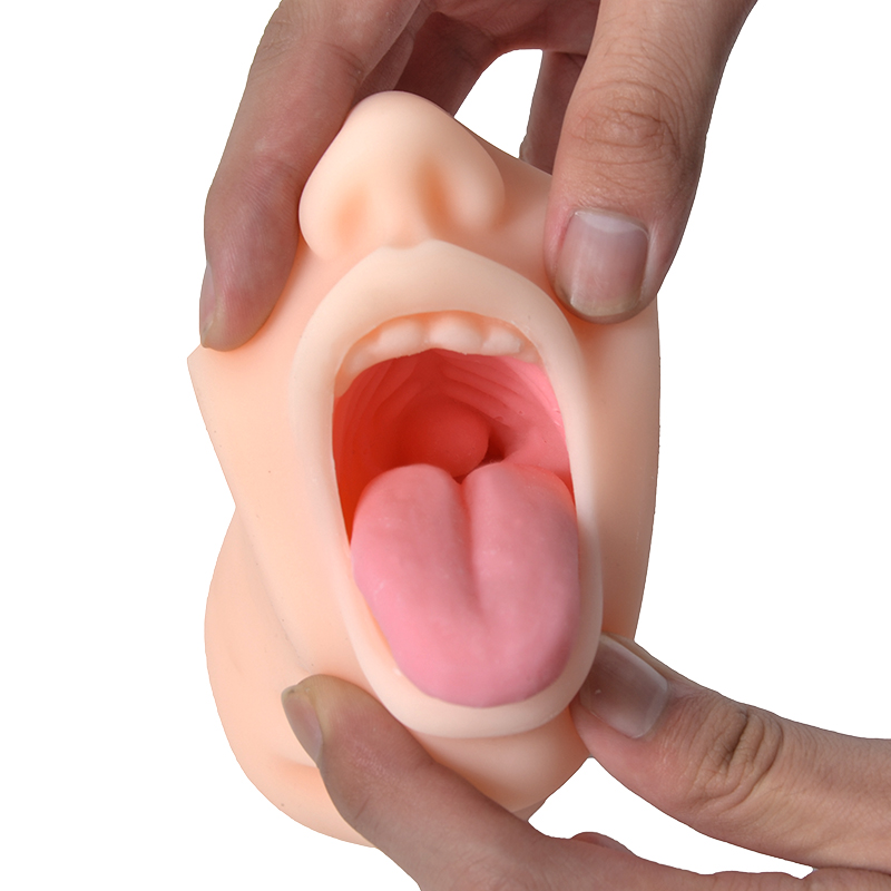 Male Masturbator Cup With Realistic Deep Throat Oral Sex Simulation Detachable Tongue Teeth For Enhanced Pleasure - 5
