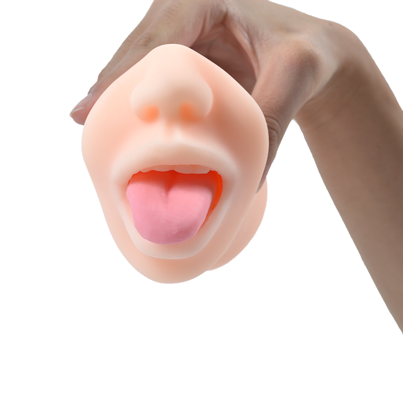 Male Masturbator Cup With Realistic Deep Throat Oral Sex Simulation Detachable Tongue Teeth For Enhanced Pleasure - 3