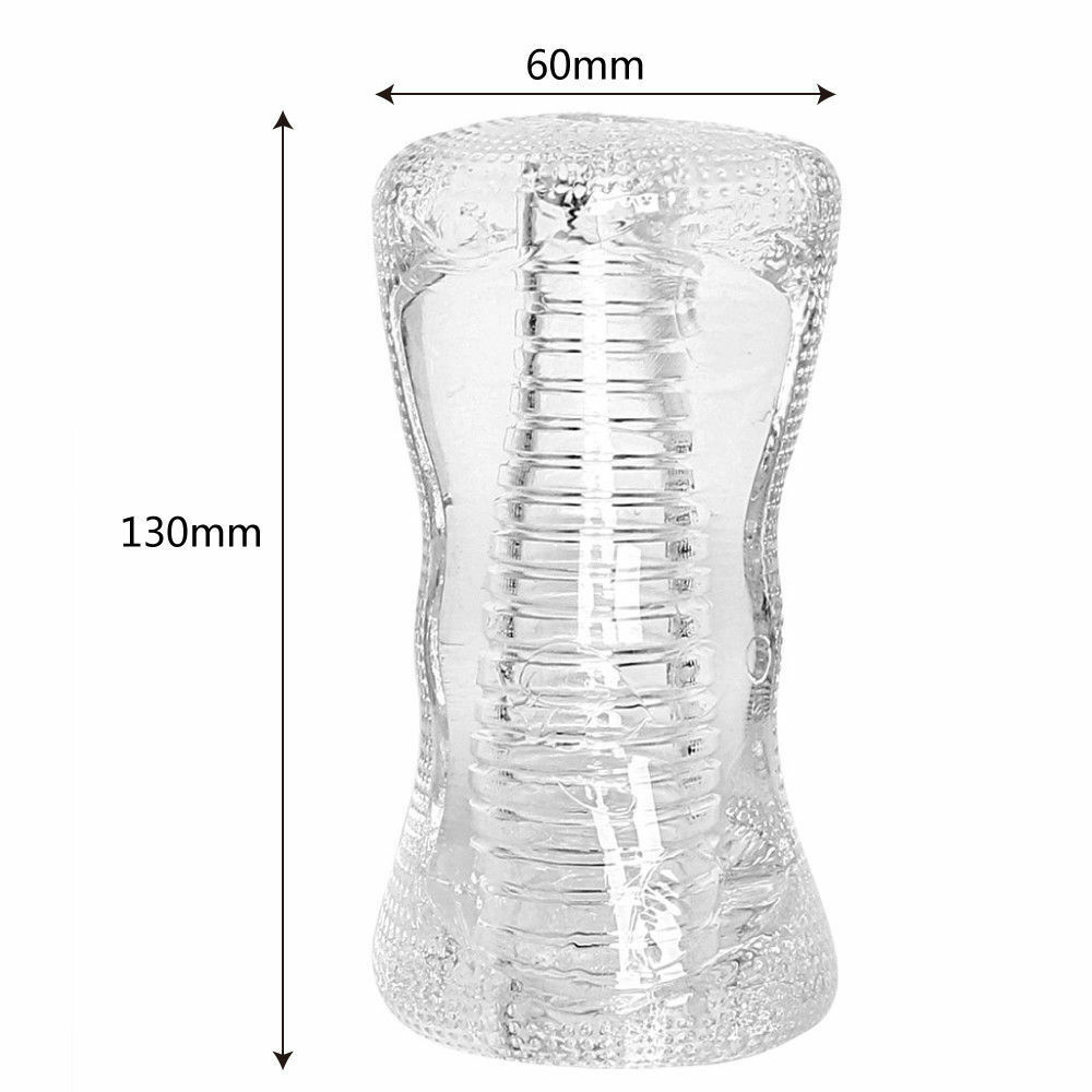Male Masturbators Ultrasoft Vibrating Pocket Pussy Erotic Penis Stroker Pleasure Training Sex Toy Massager - 2
