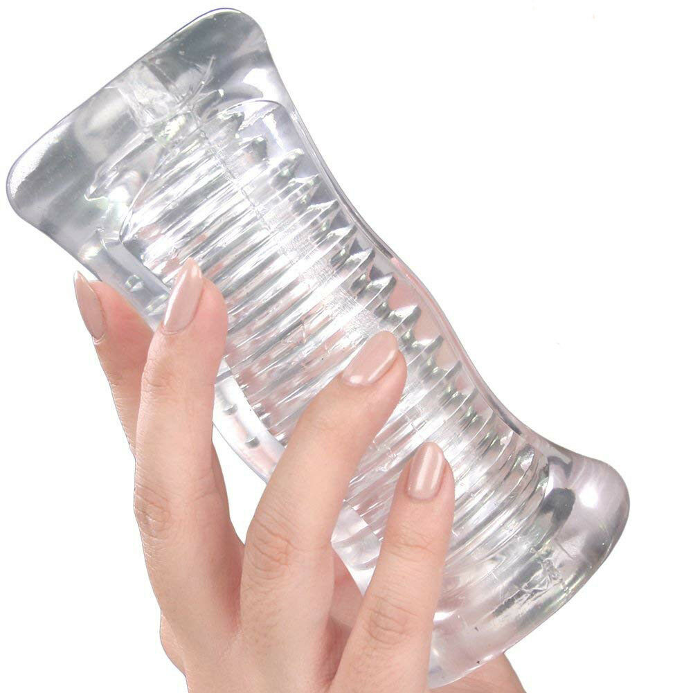 Male Masturbators Ultrasoft Vibrating Pocket Pussy Erotic Penis Stroker Pleasure Training Sex Toy Massager - 1