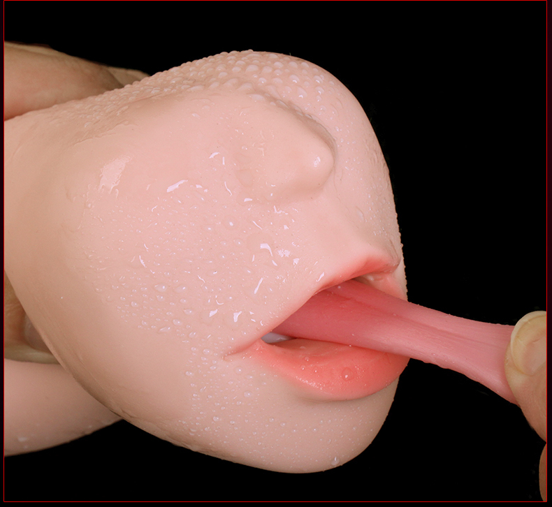 3d Realistic Male Masturbator With Deep Throat Tongue Teeth Oral Stimulation Adult Pleasure Toys - 6