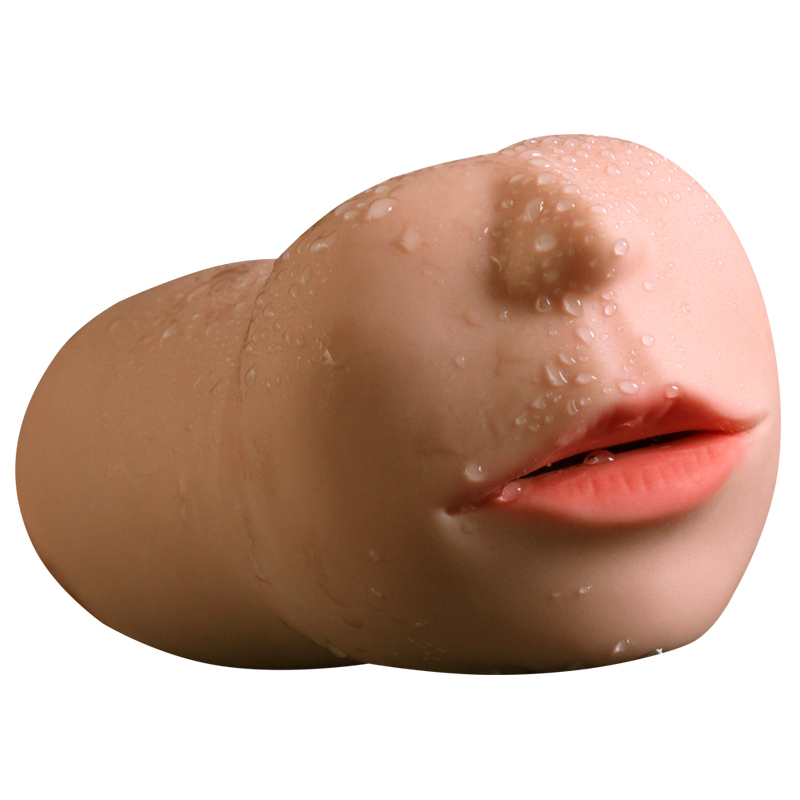 3d Realistic Male Masturbator With Deep Throat Tongue Teeth Oral Stimulation Adult Pleasure Toys - 2