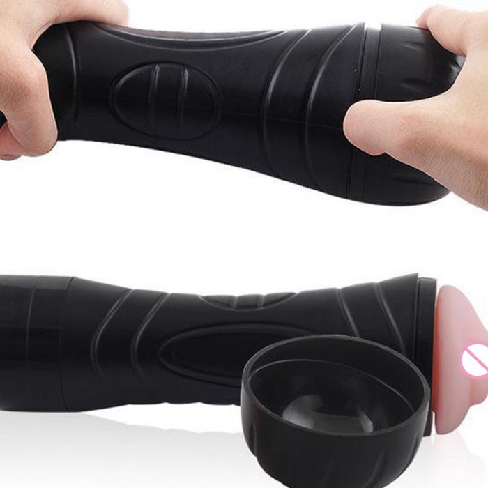 Electric Male Masturbator Realistic Vagina Vibrator Multispeed Penis Massage Machine Sensual Adult Sex Toy For Men - 7