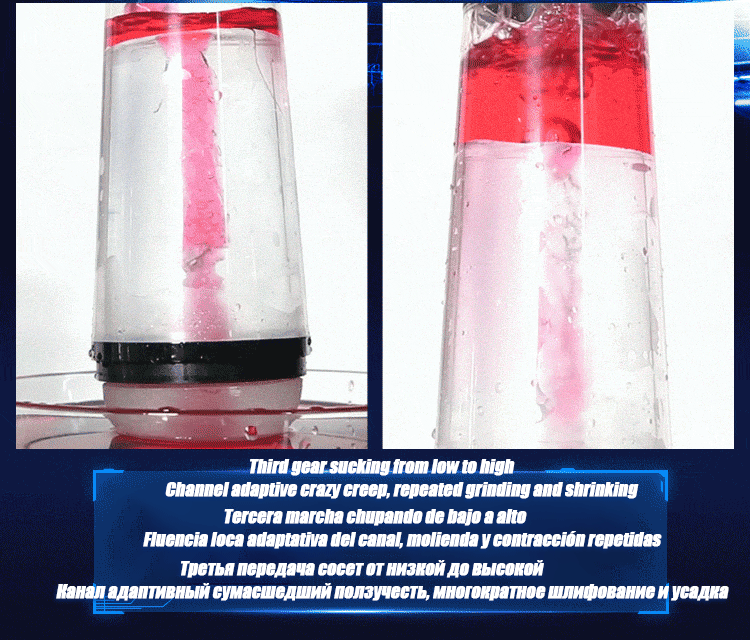 Electric Male Masturbator Cup Adult Sex Toy Penis Pump Enlarger Realistic Vagina Suction Aircraft Cup For Men - 1