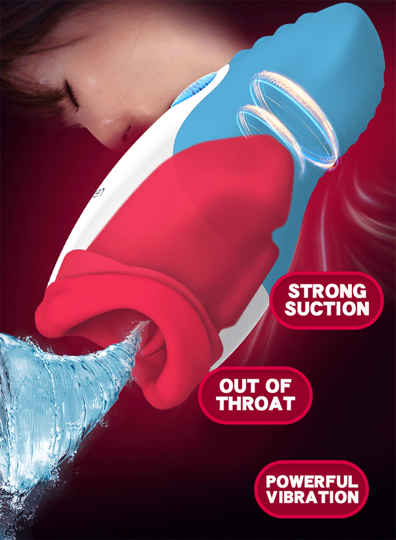 Leten Takizawa Interactive Male Masturbator Deep Throat Tongue Design Blowjob Cup Oral Sex Toy Heated Pleasure Device - 6