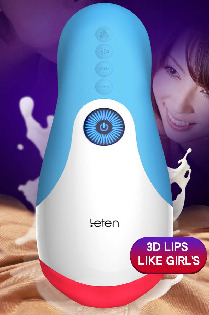 Leten Takizawa Interactive Male Masturbator Deep Throat Tongue Design Blowjob Cup Oral Sex Toy Heated Pleasure Device - 3