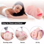 Three Channel Artificial Vagina For Men Masturbator Sex Toys Silicone Pocket Pussy Oral 3d Blowjob Sextoy Male - 4