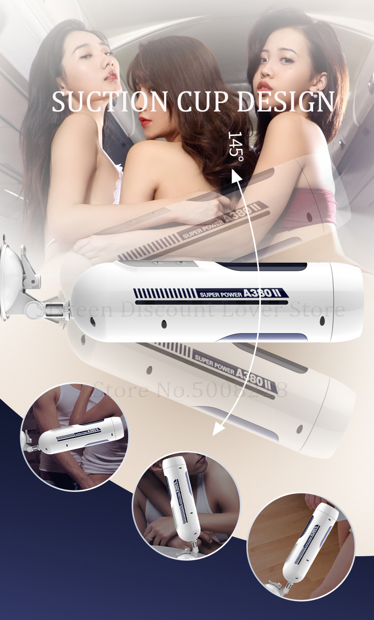 Leten A380 Handsfree Male Masturbator Machine Realistic Vagina Suction Automated Pistontelescopic Adult Sex Toy - 9