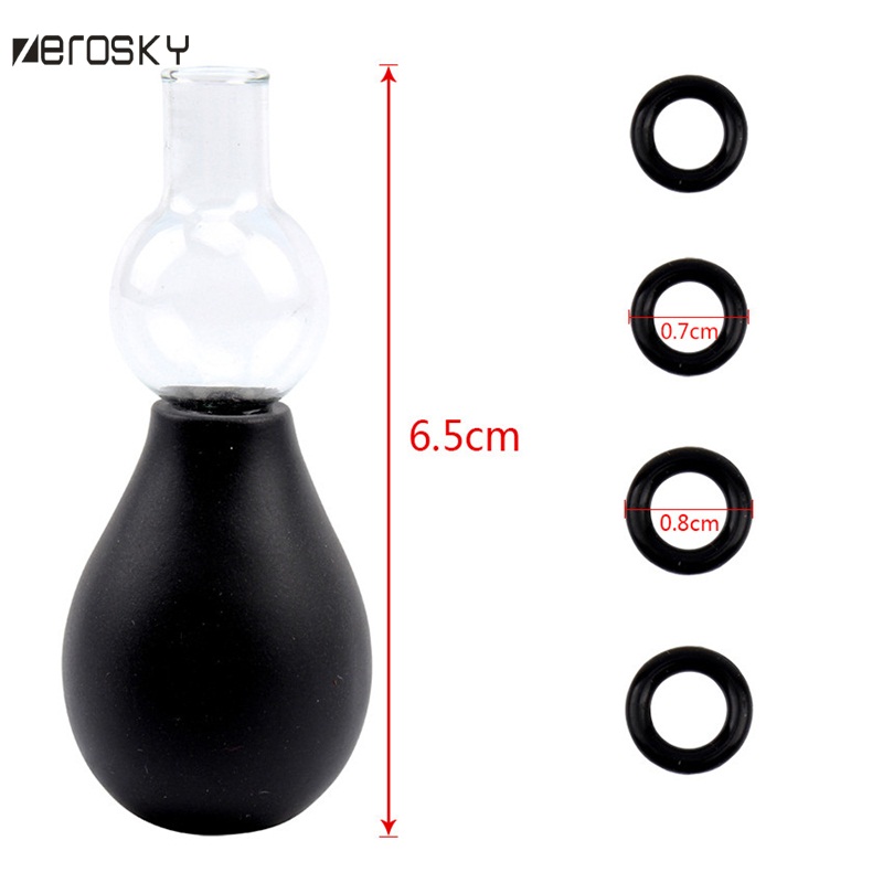 Zerosky Mens Masturbator Nipple Sucker Pump Sensual Teat Massager Adult Pleasure Sex Toy - 2