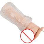 Black Wolf Male Penis Tranier Masturbator Stroker Cup Pure Genuine Artificial Vagina Adult Sex Toys For Man Products - 6