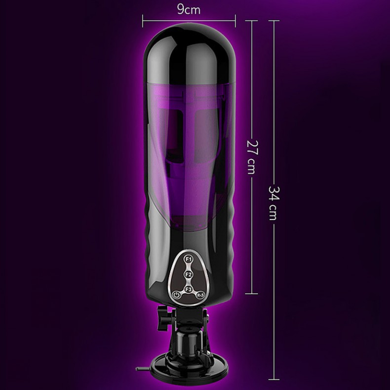 Male Pleasure Device Automatic Highspeed Telescopic Rotating Voicecontrolled Electric Masturbation Cup With Vibrator Function - 13