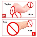 Realistic Dildo Real Pussy Vagina Fake Ass Gay Sex Toys For Men Masturbator Anal Plug Cock Sleeve Penis Enlarger - 3