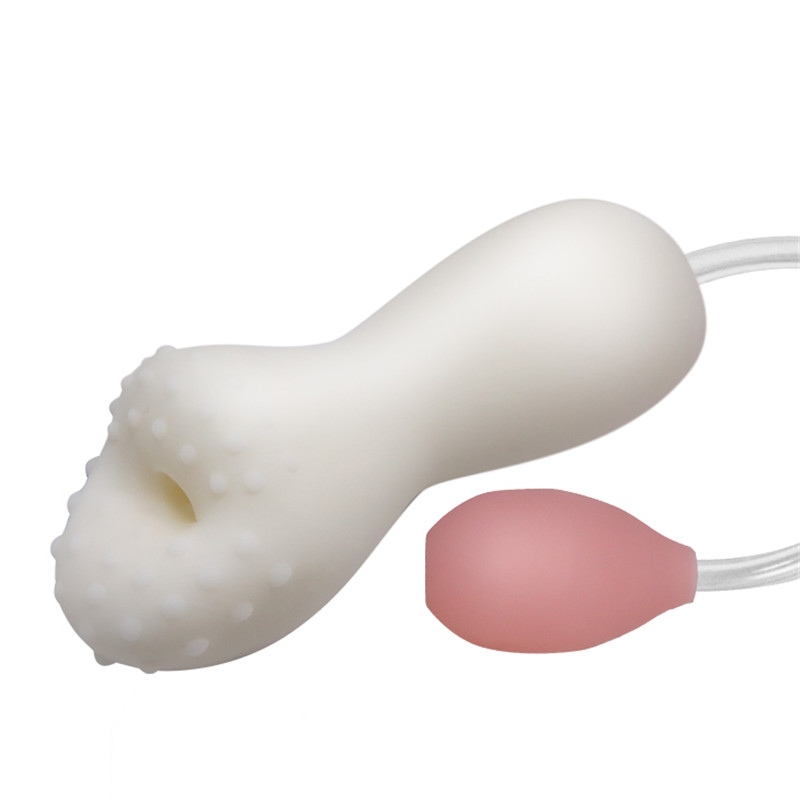 Male Masturbator Oral Sex Simulation With Deep Throat Suction Pump Action Adult Pleasure Toy Penis Massage Device - 1
