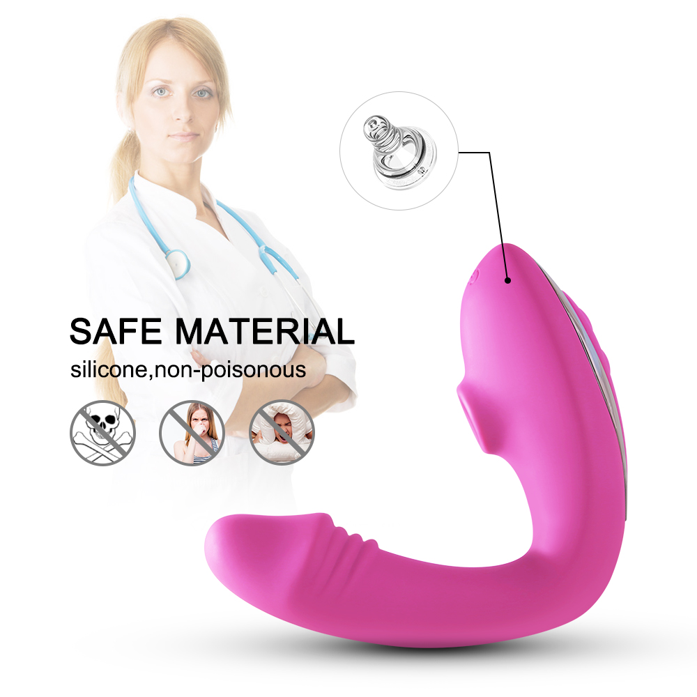 10 Mode Clitoral Vibrator Nipple Sucker Gspot Stimulation Dildo Erotic Adult Sex Toys For Women - 4