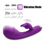 10 Modes Rabbit Vibrator For Woman G Spot Vagina Clitoris Dual Vibration Dildo Usb Charge Female Masturbation Sex Product - 4