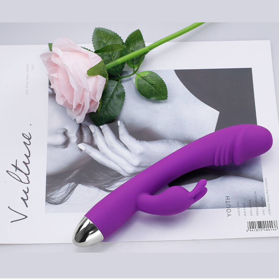 Usb Rechargeable 10modes Dual Vibrator Rabbit Design For Gspot Clitoral Stimulation Intimate Female Pleasure Toy - 15