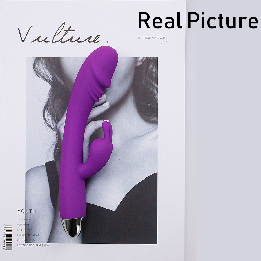 Usb Rechargeable 10modes Dual Vibrator Rabbit Design For Gspot Clitoral Stimulation Intimate Female Pleasure Toy - 13