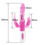 Triple Vibrators For Women Clitoris Anal Vaginal Rabbit Dildo Realistic Vibrator Sex Toys Woman Adults Erotic Shop - 6