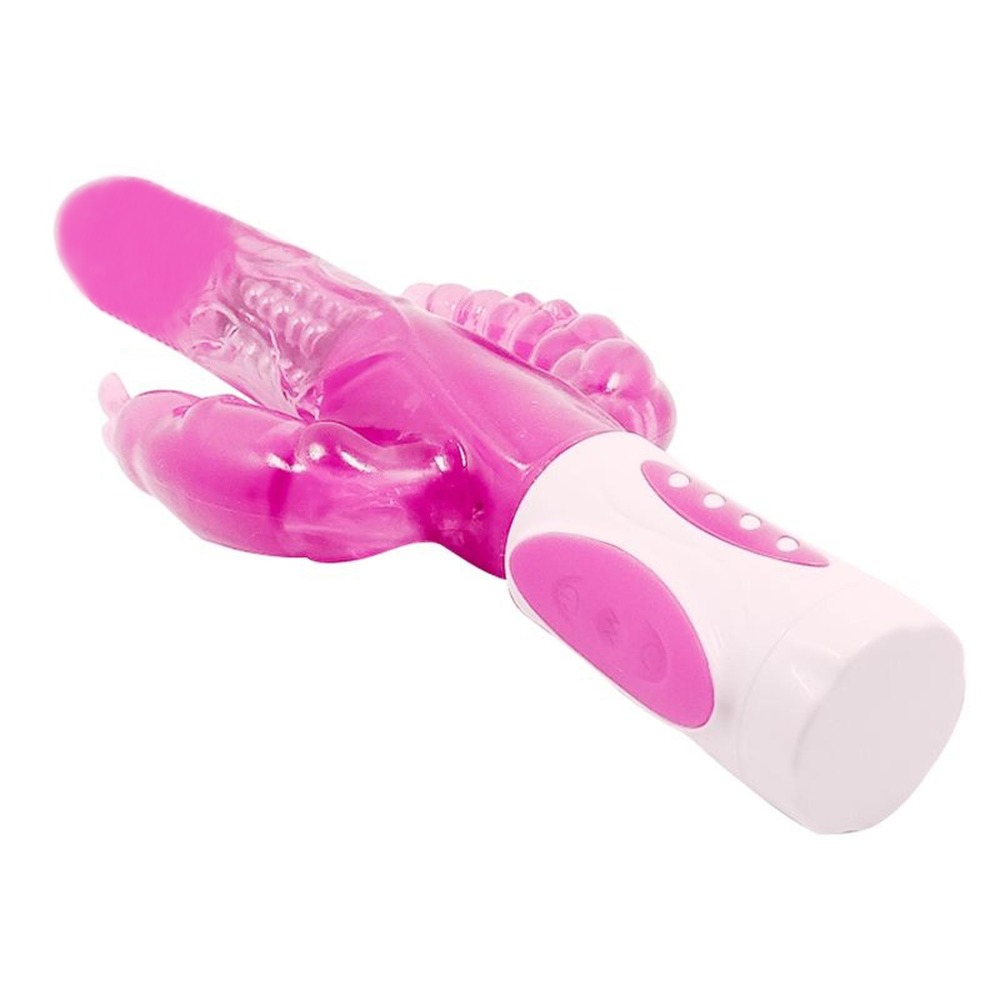 Triple Pleasure Realistic Rabbit Vibrator Clitoral Anal Vaginal Stimulation Adult Erotic Toy For Women - 8
