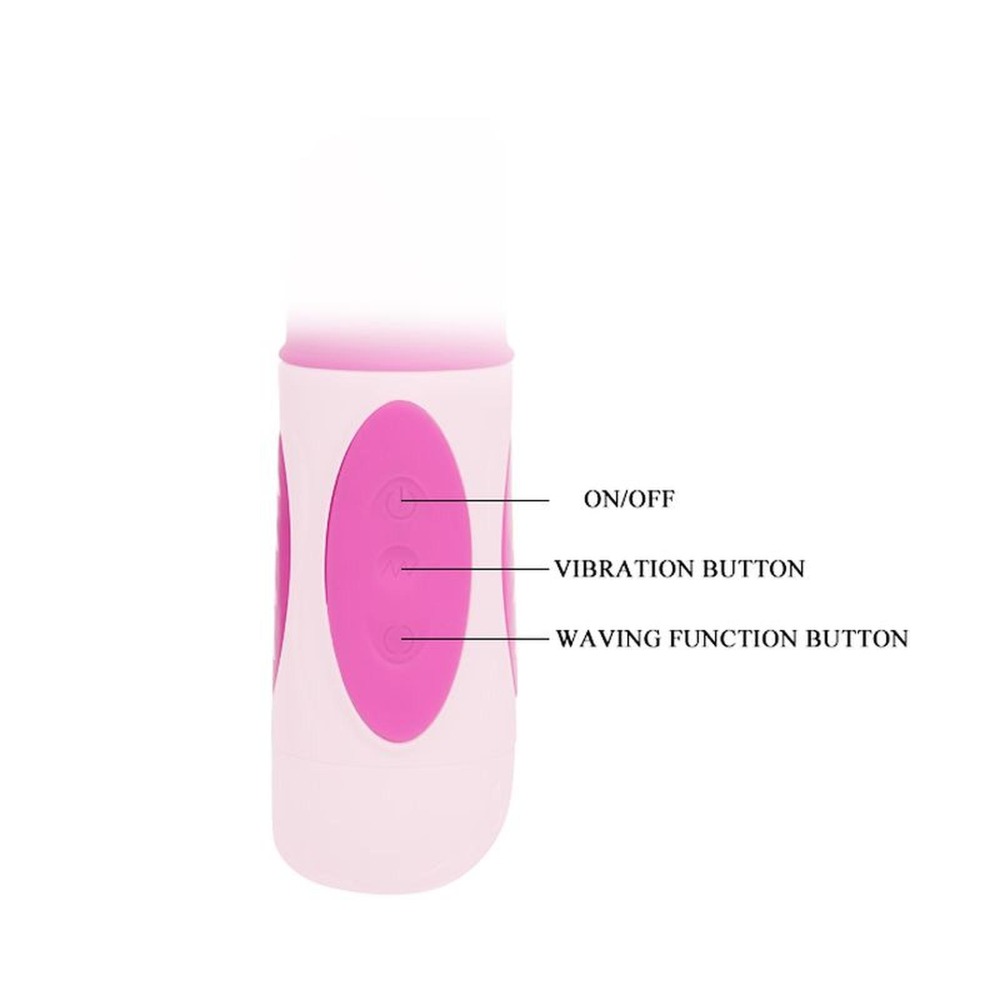 Triple Pleasure Realistic Rabbit Vibrator Clitoral Anal Vaginal Stimulation Adult Erotic Toy For Women - 5