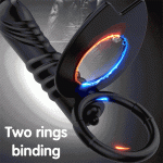 10 Frequency Double Anal Plug Dildo Vibrator Butt Strap On Penis Vagina Adult Sex Toys For Men Couples - 3
