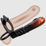 10 Frequency Double Anal Plug Dildo Vibrator Butt Strap On Penis Vagina Adult Sex Toys For Men Couples