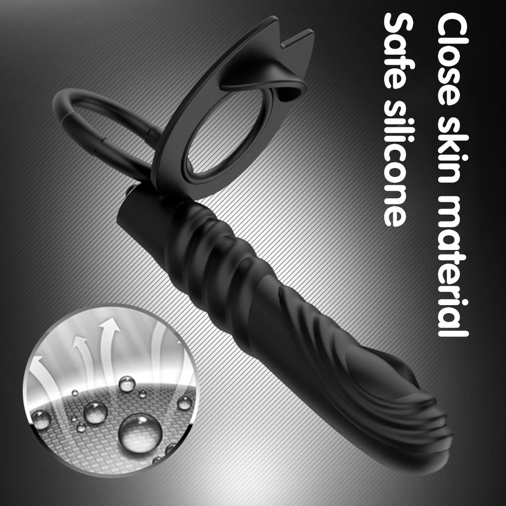 10frequency Dualaction Anal Plug And Dildo Vibrator Adult Pleasure Toys For Men Couples - 11