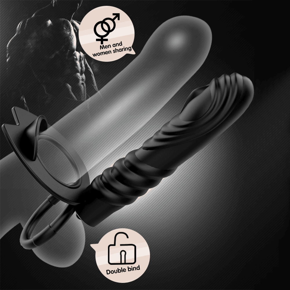 10frequency Dualaction Anal Plug And Dildo Vibrator Adult Pleasure Toys For Men Couples - 6