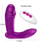 Telescopic Wearable Vibrator Dildo Vibrating Panties Vaginal Massage Remote Control G Spot Clitoris Stimulator Sex Toy For Woman - 6