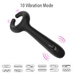 Powerful Rabbit Vibrators For Women & Men G-spot Dildo Vibrator Sex Toys Couples Female Clitoris Vagina Stimulator Massager - 3