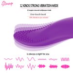 12 Speed Vibratinng Vagina Licking Dildo Clitoris Stimulator Female Masturbation G-spot Oral Sex Tongue Vibrator Toys - 6
