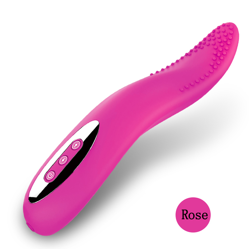 12speed Silicone Female Gspot Vibrator Clitoral Stimulator Oral Sex Tongue Toy For Masturbation - 10