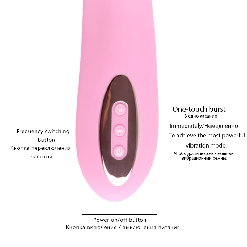 12speed Silicone Female Gspot Vibrator Clitoral Stimulator Oral Sex Tongue Toy For Masturbation - 4