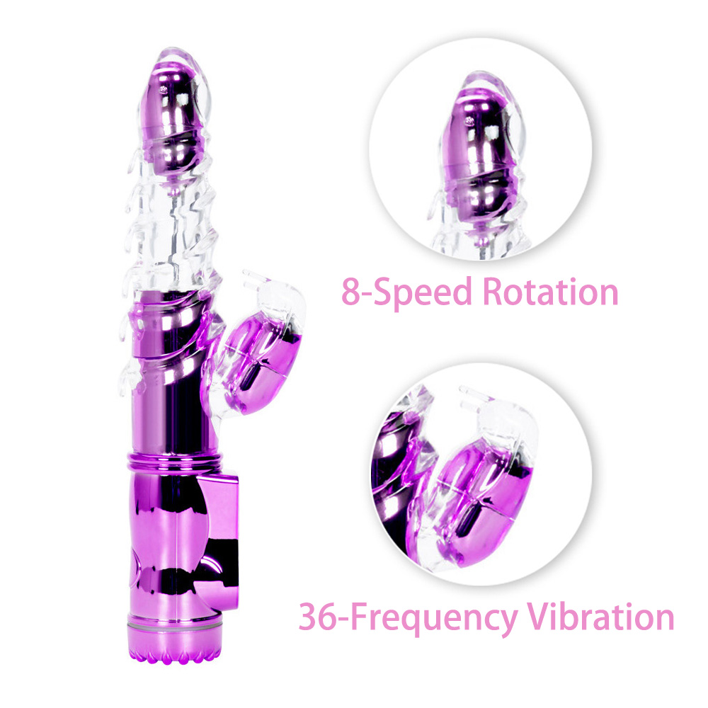 Dualaction Rabbit Vibrator For Women Gspot Clitoris And Vagina Stimulation Adult Intimate Sex Toy - 4