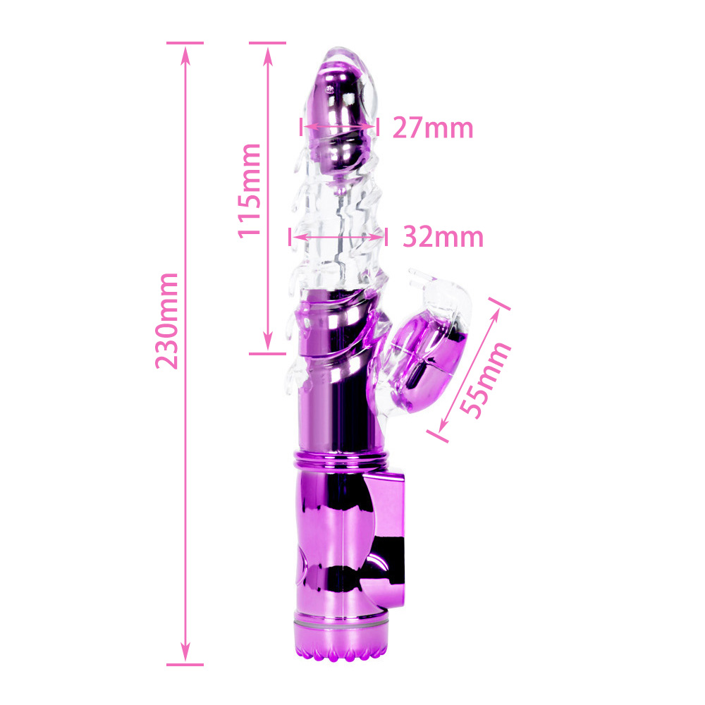 Dualaction Rabbit Vibrator For Women Gspot Clitoris And Vagina Stimulation Adult Intimate Sex Toy - 3
