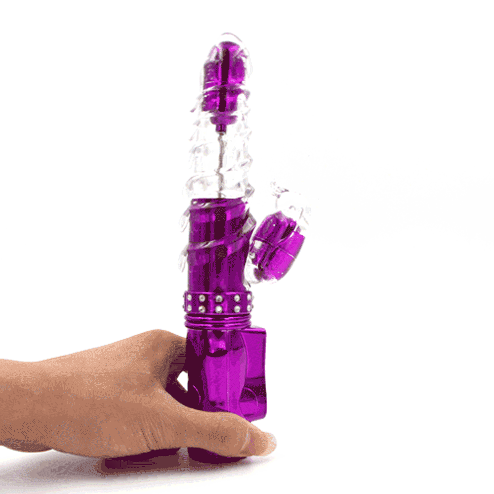 Dualaction Rabbit Vibrator For Women Gspot Clitoris And Vagina Stimulation Adult Intimate Sex Toy - 1