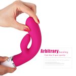 G Spot Rabbit Vibrator Adult Sex Toys Clit Stimulation Waterproof Personal Dildo Quiet For Women Rechargeable - 5