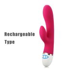 G Spot Rabbit Vibrator Adult Sex Toys Clit Stimulation Waterproof Personal Dildo Quiet For Women Rechargeable - 2