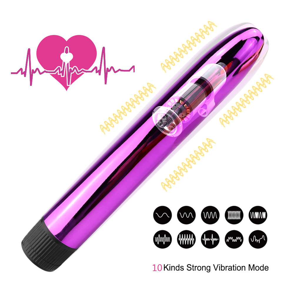 10 Speed Gspot Dildo Vibrator Female Masturbator Bullet Massager Clitoral Stimulator Womens Sexual Wellness Toy - 1